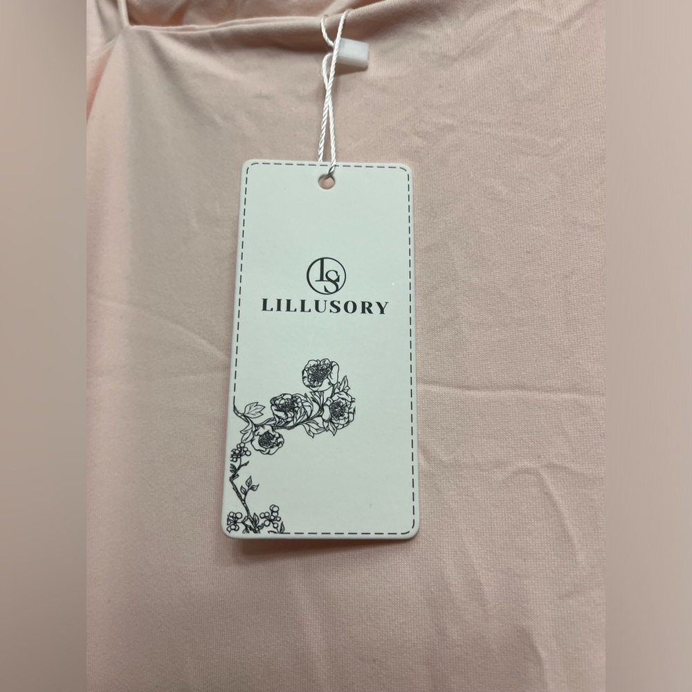 LILLUSORY Womens Summer Casual Slip Dress Spaghetti Strap Bodycon Maxi Size XL - Picture 8 of 9